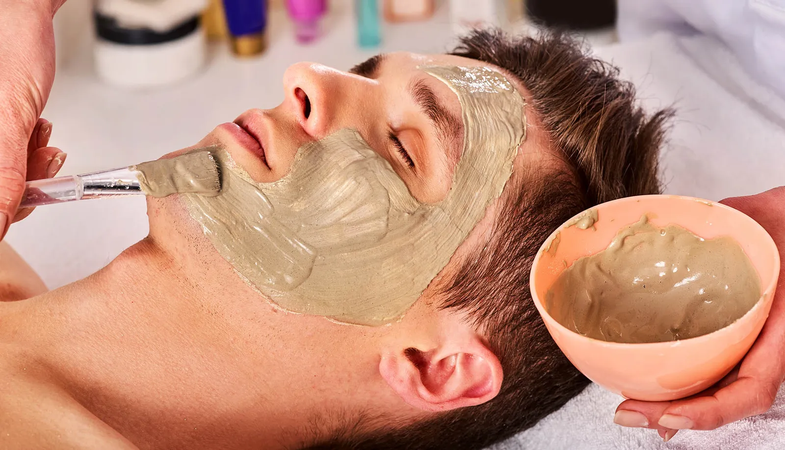 Gold Balance mask for combination skin at Radiant Glo Medi Spa